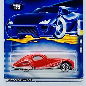 2001 Hot Wheels Collector #173 TALBOT LAGO Red w/ALW Chrome Lace Spoke Wheels -P - Picture 1 of 4