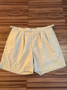 Ralph Lauren Polo Golf Shorts Herren Plissee Khaki Chino Gr. 38 - Bild 1 von 6