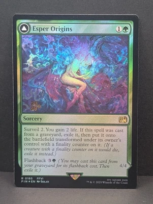 Esper Origins Final Fantasy 6 FFVI Prerelease FOIL MTG Magic stamped promo NM - Image 1 of 2