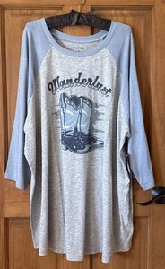 TORRID T-SHIRT KURZARM OBERTEIL REGLAN TEE 5 5X 5XL 28 NEU - Bild 1 von 5