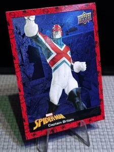Captain Britain 2024 Upper Deck Marvel Spider-Man Blue #64 - Picture 1 of 2
