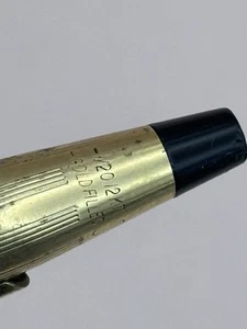 Croce 12 Kt oro pieno golfo matita pubblicitaria con scatola vintage - Foto 1 di 11