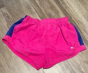 PINK 80s PUMA SPORTS SHORTS WORN IN SUMMER BREEZE BLACK DOLDRUMS VIDEO - Picture 1 of 4