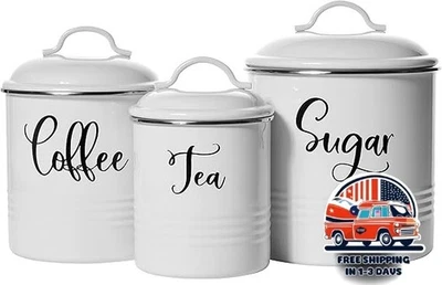 Recipientes rústicos vintage con tapas para alimentos – juego almacenamiento cocina Foto 1 de 4