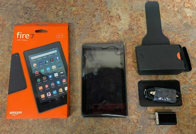Amazon Fire 7 9th Gen 32GB Black Tablet NEW Free Shipping * - Image 1 of 4