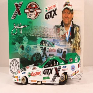 JOHN FORCE 2002 CASTROL GTX 100TH WIN FORD MUSTANG FUNNY CAR XRARE!! - Picture 1 of 17