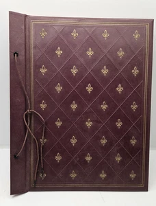 Carpeta estilo renacentista libro de chatarra en blanco vintage - Imagen 1 de 7