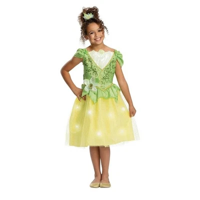 Disney Princess Kids Tinkerbell Light-Up Halloween Costume Dress 7-8 Medium 5291 - Image 1 of 4