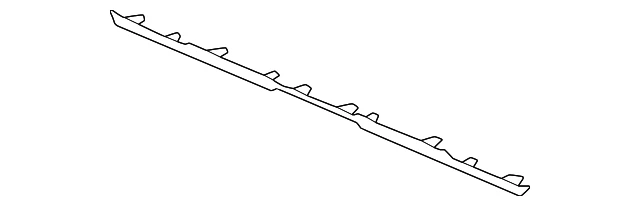 Genuine Honda 2022-2024 Honda Civic - Air Deflector 71105-T20-A00 - Image 1 of 2