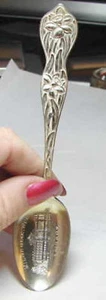 Library Milwaukee Wisconsin 6" Sterling Souvenir Spoon 20g - Picture 1 of 4