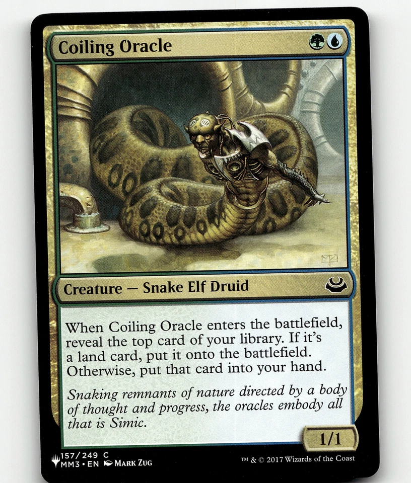 MTG Coiling Oracle Mystery Booster - Modern Masters 2017 157/249 Regular Common - Image 1 of 1