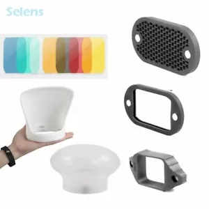 Magnetic Flash Modifier Sphere Light Bounce Diffuser Filter Gel For Speedlites - Picture 1 of 12