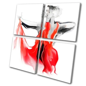 Performing Ballroom Dancing  MULTI CANVAS WALL ART Picture Print VA - Picture 1 of 1