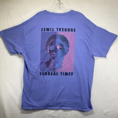 Camiseta Everyone is Rad Para Hombre Talla L Púrpura XL Estampado Gráfico Surreal Times Arte Foto 1 de 4
