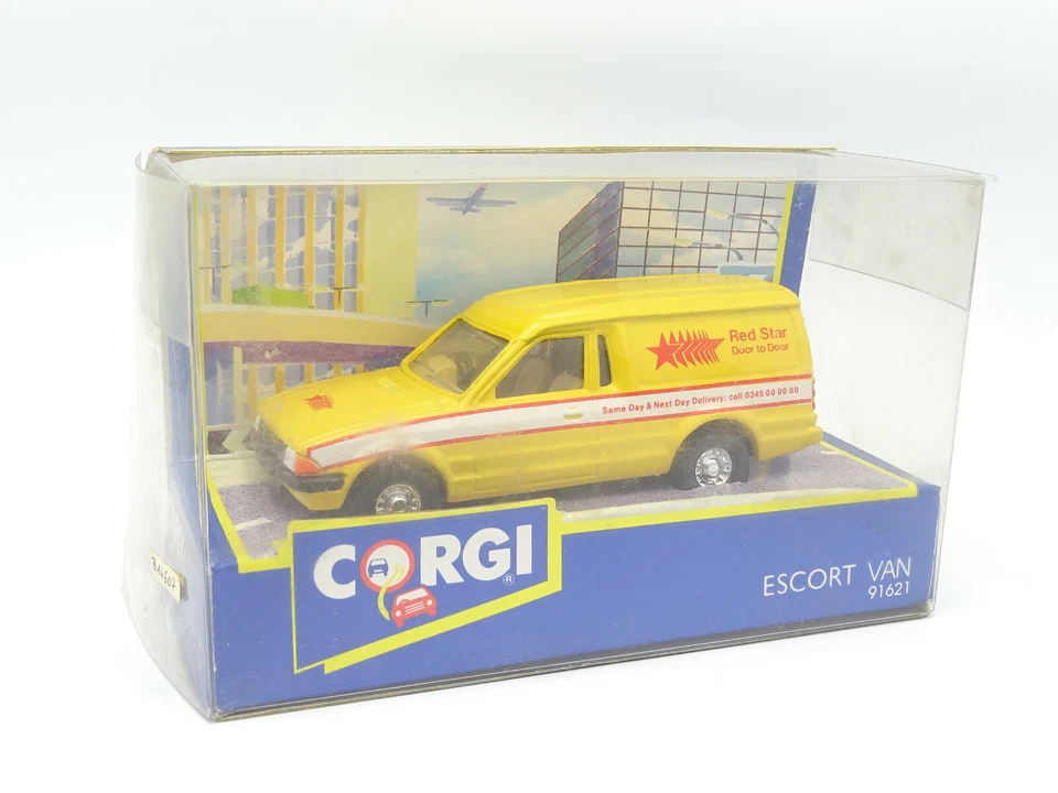 Corgi Toys 1/36 - Ford Escort Van Red Star - Immagine 1 di 1