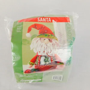 Santa Candy Holder Craft Kit Felt Street Size 7 1/2" x 10 1/2" - Picture 1 of 5