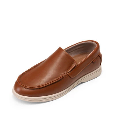 Boys Dress Shoes Slip-On Classic Slip-On Easy On & Off Loafers - Image 1 of 4