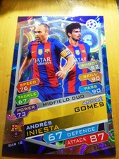 2016-17 UEFA Champions League Topps Match Attax Soccer Football You Pick Player