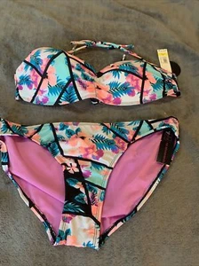 NOBO Bikini NWT size 11-13 Floral Spring Break - Picture 1 of 3