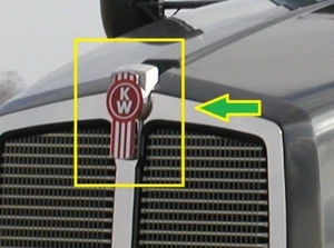 Kenworth Hood Grille Logo Emblem Medallion fits T800-T600 - Picture 1 of 8