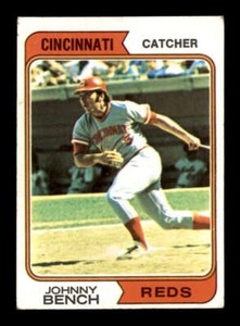 1974 Topps #10 Johnny Bench   VGEX X2636478