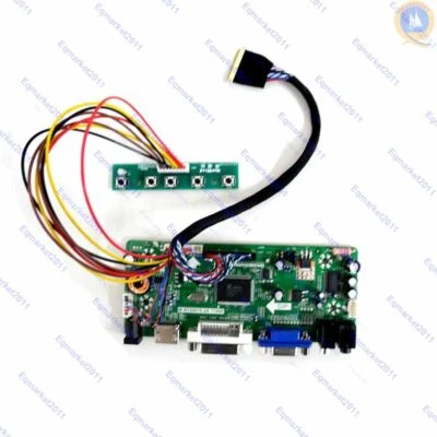 DVI/VGA LCD monitor Controller Lvds Board Kit for N173FGE-L23 1600X900 HD-MI - Image 1 of 2