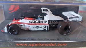 SPARK Williams FW04 #21 Laffite 2nd German GP 1975 1/43 - F1 S4038 RARE - Foto 1 di 1