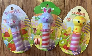 Pack Of 3- Lip Smacker Lippy Pals Lip Gloss. Great Easter Gift - Picture 1 of 2