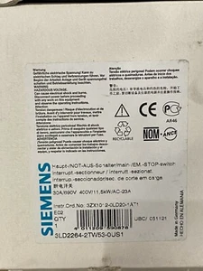 SIEMENS 3LD2264-2TW53-OUS1 INTERRUTTORE 30A - Foto 1 di 5