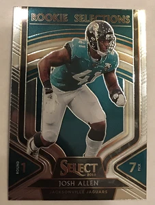 JOSH ALLEN 2019 PANINI SELECT  ROOKIE SELECTIONS 7th Pick JAGUARS RC #21 - Picture 1 of 2