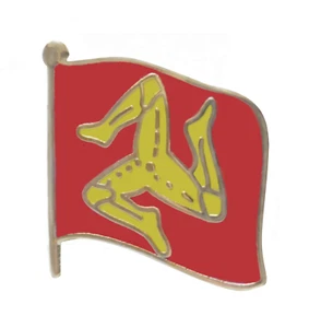 Isle of Man Manx Flag Pin Badge - Picture 1 of 3
