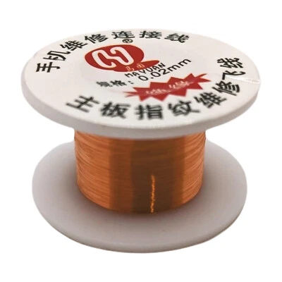 PHONEFIX Jumper Draht 0,02mm ISOLIERT Kupfer Wire PCB Reparatur für iPhone Motherboard