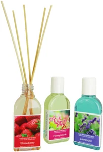 Reed Diffuser Oil Refill - Room air freshener popular fragrance & scents + Reeds - Picture 1 of 35