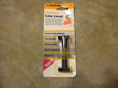 Vintage 1993 Johnson Precision Line Level 575 - Made In USA - SEALED BRAND NEW - Image 1 of 4
