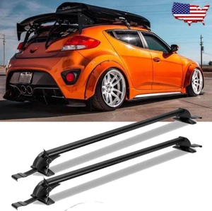 For Hyundai Veloster 2012-21 43.3" Top Roof Rack Cross Bar Luggage Carrier Lock - Picture 1 of 17