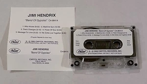 JIMI HENDRIX Band Of Gypsys 1995 US Capitol Records Advance PROMO CASSETTE TAPE - Picture 1 of 2