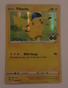 Pikachu HOLO NM 028/078 Pokemon GO TCG - Picture 1 of 2