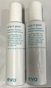 2 x Evo Whip It Good Moisture Mousse 6.7oz For All Hair Types Color-Treated - Picture 1 of 2