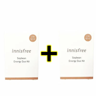 [INNISFREE] Nueva Versión Soja Energía Doble Kit (2 artículos) x 1 juego o 2 juegos   Foto 1 de 2