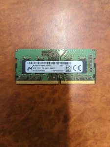 MICRON 8GB 1RX8 PC4-2400T-SA2-11 LAPTOP MEMORY MTA8ATF1G64HZ-2G3E1 1810 DDR4 RAM - Picture 1 of 2