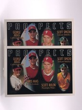 2 1996 Topps Prospects Scott Rolen Rookie Cards Phillies Spiezio Arias Haas