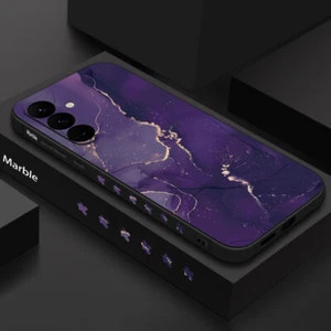 Funda de teléfono de mármol para Samsung Galaxy A15 A55 A06 A54 S24 FE S25 cubierta ultra delgada - Imagen 1 de 23
