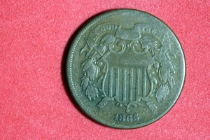 ESTATE FIND 1865 - TWO CENT!! #N06429 - Picture 1 of 2