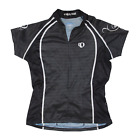 PEARL IZUMU Cycling Shirt T-Shirt Black 1/4 Zip Short Sleeve Womens S