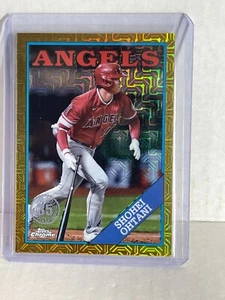 2023 Topps Series 2 88 Topps Silver Pack Chrome Shohei Ohtani Gold Refractor /50 - Picture 1 of 2