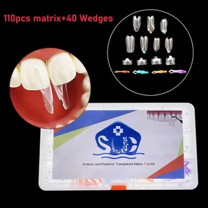 Dental Clear Matrix Tranparent Matrices Posterior Anterior Teeth Fit BioClear BT - Picture 1 of 11