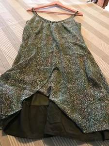 Sandwich green patterned summer slip dress 36 8 - Picture 1 of 5