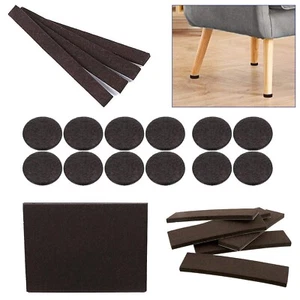 Self Adhesive Floor Protectors Chair Leg Pads Table Leg Pad Feet Anti Scratch - Picture 1 of 12