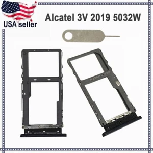 SIM Slot Micro SD Card Tray Holder Replacement + Pin For Alcatel 3V 2019 5032W - Picture 1 of 5