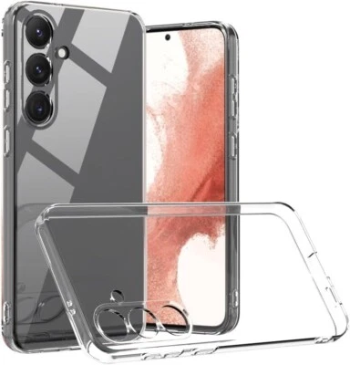 COVER PER SAMSUNG GALAXY S24 / S24+ PLUS / S24 ULTRA CUSTODIA TRASPARENTE TPU - Immagine 1 di 4